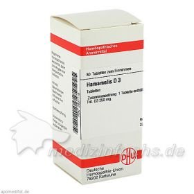 HAMAMELIS D 3, 80 ST – PZN 2631118 из Германии