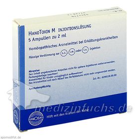 Hanotoxin M Injektionslösung, 5X2 ML – PZN 2647504 из Германии
