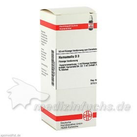 HAMAMELIS D 3, 50 ML – PZN 2802436 из Германии
