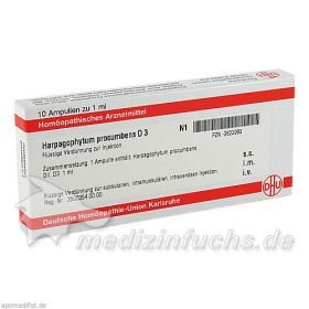 HARPAGOPHYTUM PROC D 3, 10X1 ML – PZN 2823993 из Германии