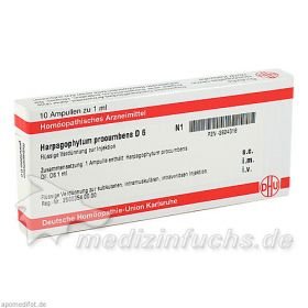 HARPAGOPHYTUM PROCUMBENS D 6 Ampullen, 10X1 ML – PZN 2824018 из Германии