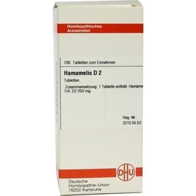HAMAMELIS D 2, 200 ST – PZN 2899795 из Германии