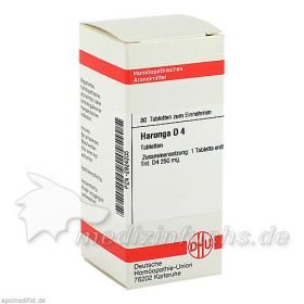 HARONGA D 4, 80 ST – PZN 2924205 из Германии
