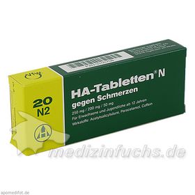HA TABLETTEN N, 20 ST – PZN 3155708 из Германии