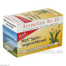 H&S SPITZWEGERICHKRAUT, 20 ST – PZN 3430379 из Германии