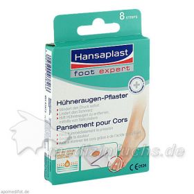 HANSAPLAST Hühneraugenpflaster, 8 ST – PZN 4208683 из Германии