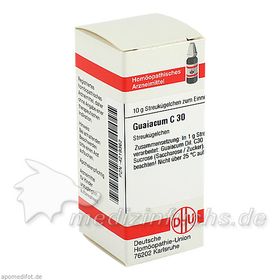 GUAIACUM C30, 10 G – PZN 4219362 из Германии