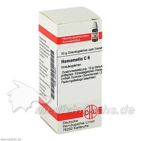 HAMAMELIS C 6, 10 G – PZN 4219422 из Германии