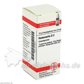 HAMAMELIS D 2, 10 G – PZN 4219451 из Германии