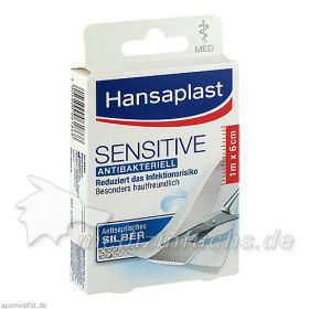 Hansaplast MED Sensitive 1mx6cm, 1 ST – PZN 4752174 из Германии