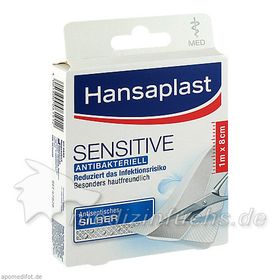 Hansaplast MED Sensitive 1mx8cm, 1 ST – PZN 4752228 из Германии