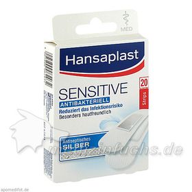 Hansaplast MED Sensitive Strips, 20 ST – PZN 4752240 из Германии