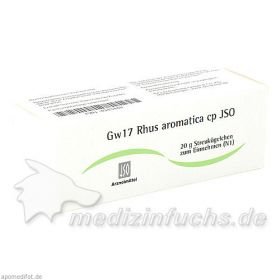 Gw17 Rhus aromatica cp JSO, 20 G – PZN 4943448 из Германии