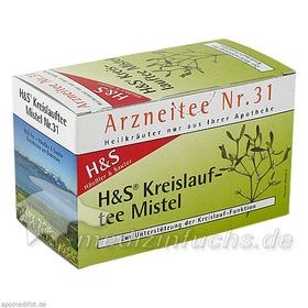 H&S Kreislauftee Mistel, 20 ST – PZN 515922 из Германии