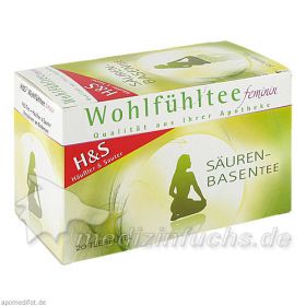 H&S Wohlfühltee feminin Säuren Basen Tee, 20 ST – PZN 5351098 из Германии