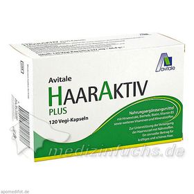 Haaraktiv Plus Vegi-Kapseln, 120 ST – PZN 6426800 из Германии