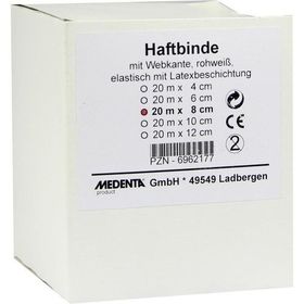 HAFTBINDE ELASTISCH 20MX8CM, 1 ST – PZN 6962177 из Германии