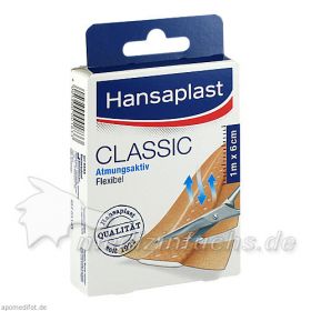 Hansaplast CLASSIC 1mx6cm, 1 ST – PZN 7347221 из Германии
