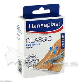 Hansaplast CLASSIC 2mx6cm 1265, 1 ST – PZN 7347244 из Германии