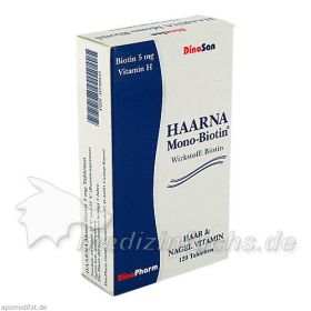 Haarna Mono Biotin 5mg Tabletten, 120 ST – PZN 738935 из Германии