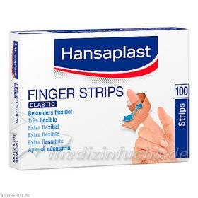 Hansaplast Fingerverband El. 120x20mm, 100 ST – PZN 7577524 из Германии
