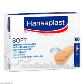 HANSAPLAST SOFT STRIP 1.9x7.2cm, 100 ST – PZN 757938 из Германии