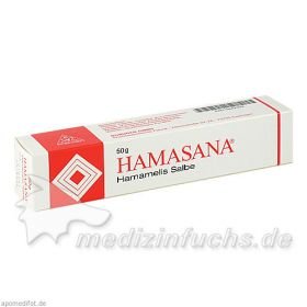 Hamasana Hamamelis Salbe, 50 G – PZN 842302 из Германии