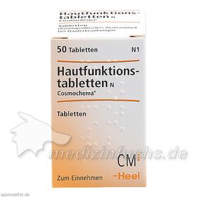 HAUTFUNKTIONSTABLETTEN N COSMOCHEMA, 50 ST – PZN 8533078 из Германии