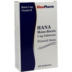 HANA MONO-Biotin 5mg Tabletten, 120 ST – PZN 9205614 из Германии