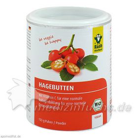 HAGEBUTTEN Biopulver, 150 G – PZN 9520600 из Германии