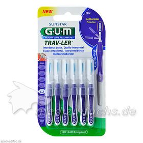 GUM TRAV-LER lila Kerze 1.2mm Interdental+6 Kappen, 6 ST – PZN 9714416 из Германии