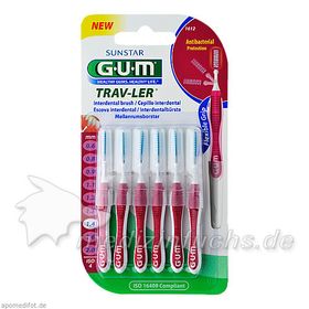 GUM TRAV-LER pink Kerze 1.4mm Interdental+6 Kappen, 6 ST – PZN 9714439 из Германии
