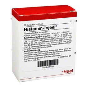 Histamin Injeel Ampullen (10 stk) – PZN 490688 из Германии
