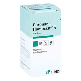 Homocent Coronar S Tropfen (50 ml) – PZN 3687121 из Германии