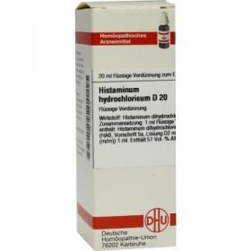 Histaminum Hydrochloricum D 20 Dilution (20 ml) – PZN 4220359 из Германии
