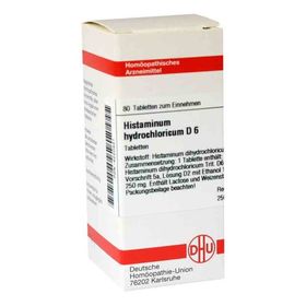 Histaminum Hydrochloricum D 6 Tabletten (80 stk) – PZN 4220431 из Германии
