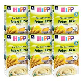 Hipp Feine Hirse, glutenfrei, 6er Pack (6x 250 g) - Bio (6 x 250 g) – PZN 8010027 из Германии