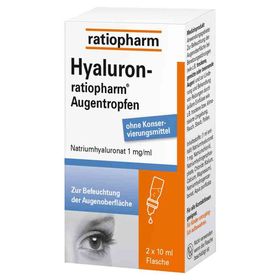 Hyaluron Ratiopharm Augentropfen (2X10 ml) – PZN 10810220 из Германии