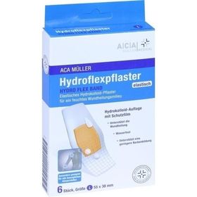 HYDROFLEXPFLASTER 5.5x3.8cm Gr.L ACA Müller, 6 ST – PZN 10996905 из Германии