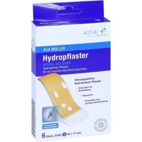 HYDROPFLASTER 4.5x1.7cm Gr.S ACA Müller, 6 ST – PZN 10996957 из Германии