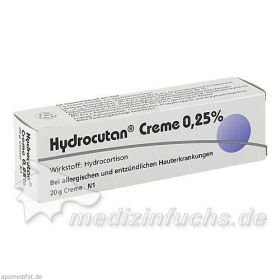 Hydrocutan Creme 0.25%, 20 G – PZN 1138717 из Германии
