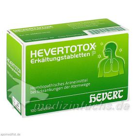 Hevertotox Erkältungstabletten P, 100 ST – PZN 1173688 из Германии