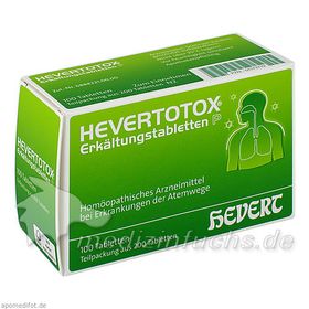 Hevertotox Erkältungstabletten P, 200 ST – PZN 1173719 из Германии