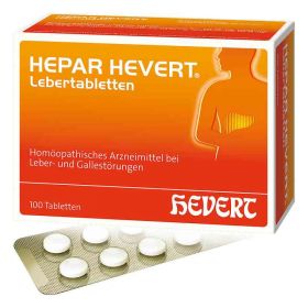 Hepar Hevert Lebertabletten (100 stk) – PZN 13863263 из Германии