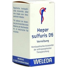 HEPAR SULF D 6, 20 G – PZN 1616312 из Германии