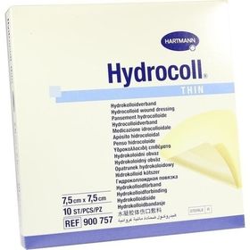 Hydrocoll thin 7.5x7.5cm, 10 ST – PZN 1690751 из Германии