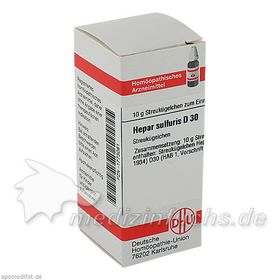 HEPAR SULF D30, 10 G – PZN 1773081 из Германии