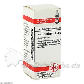 HEPAR SULF D200, 10 G – PZN 1773098 из Германии