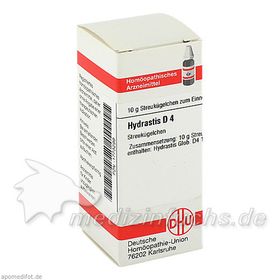 HYDRASTIS D 4, 10 G – PZN 1773299 из Германии