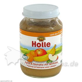 Holle Apfel&Banane mit Aprikose, 190 G – PZN 2076243 из Германии